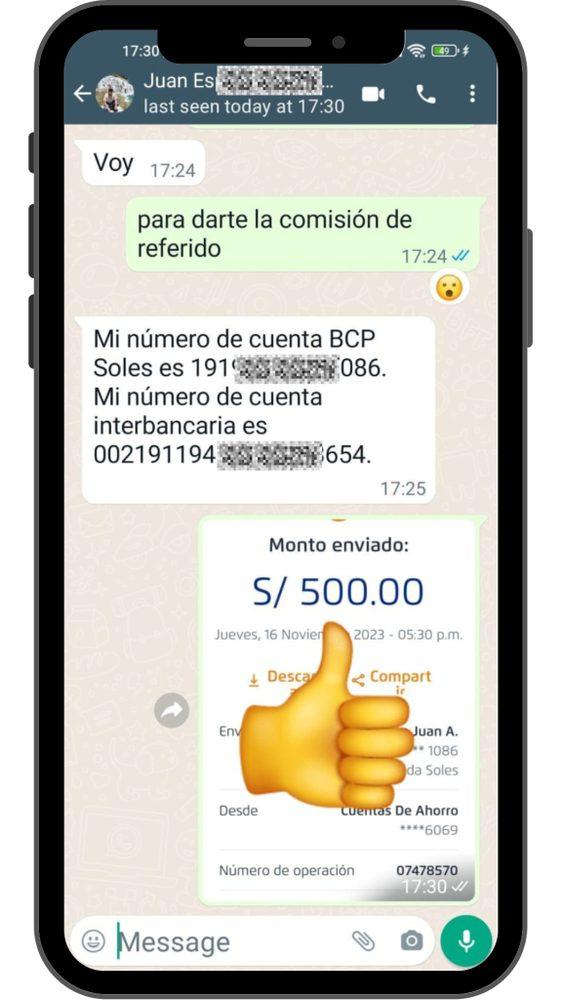 Juan E., cliente de Decateca que recomienda el servicio