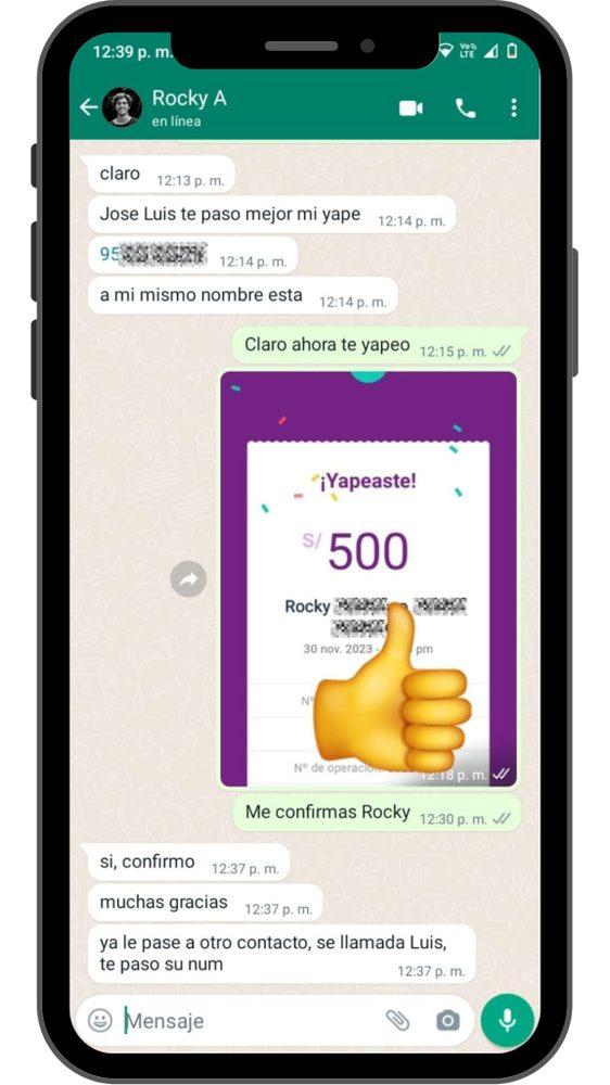 Rocky A., cliente de Decateca que recomienda el servicio