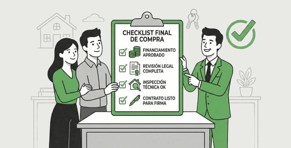 Checklist antes de comprar una propiedad
