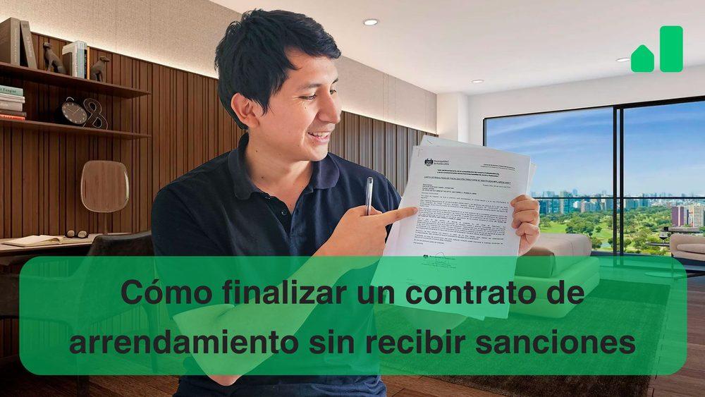 ¿Cómo finalizar un contrato de arrendamiento sin recibir sanciones?