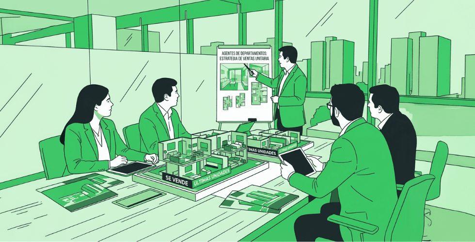 Estrategia profesional para vender departamentos