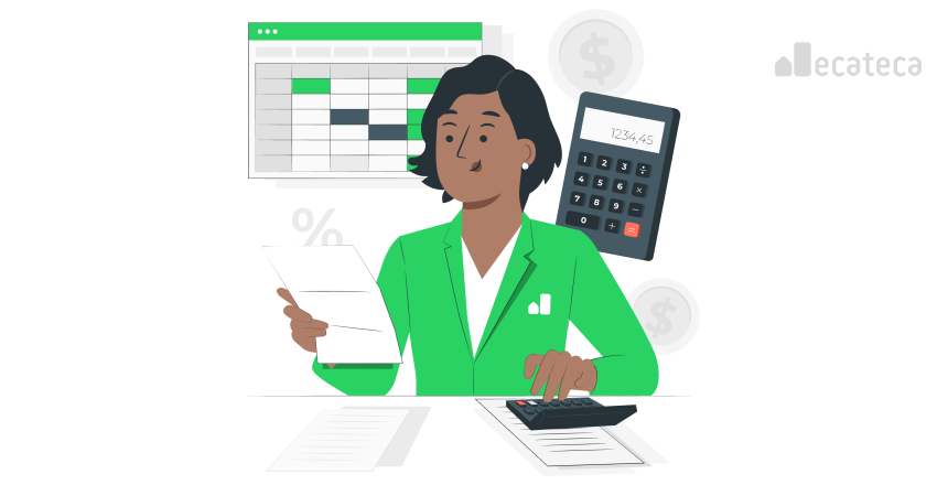 Ilustracion de calculando intereses reales de un credito hipotecario sin Decateca