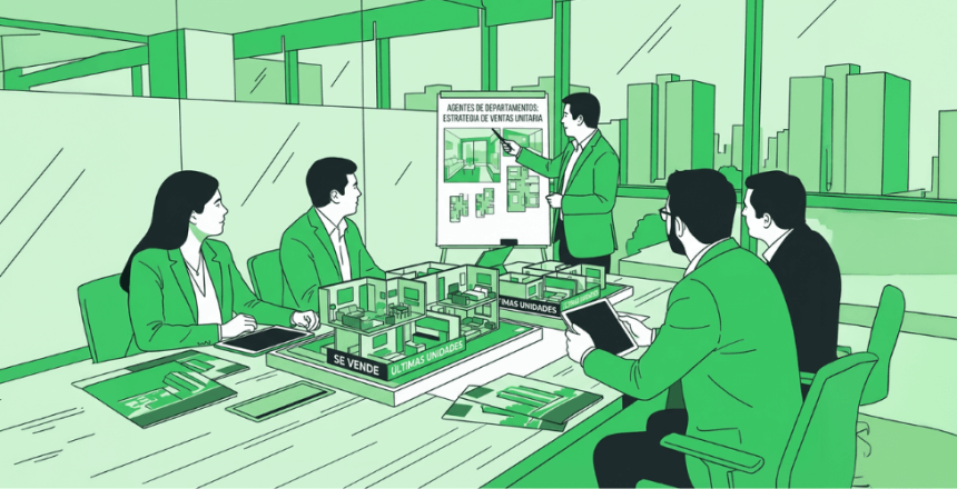 Estrategia profesional para vender departamentos