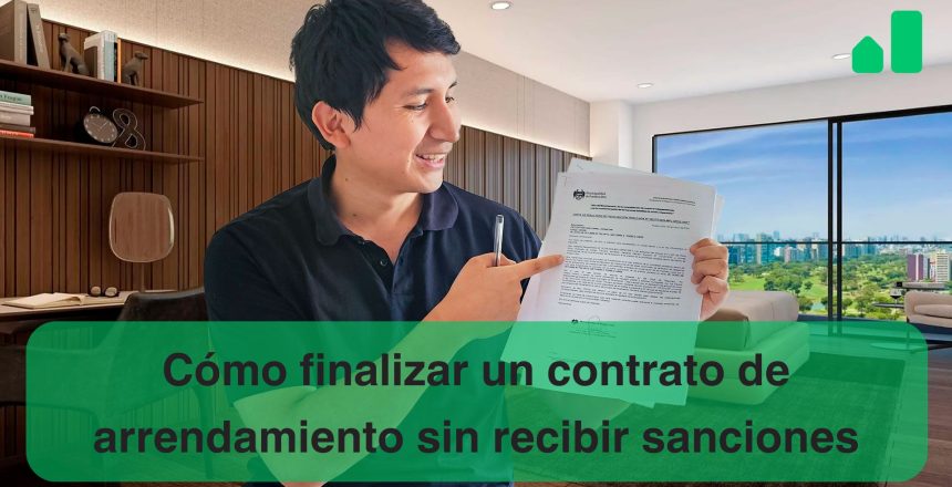 finalizar contrato arrendamiento sin recibir sanciones